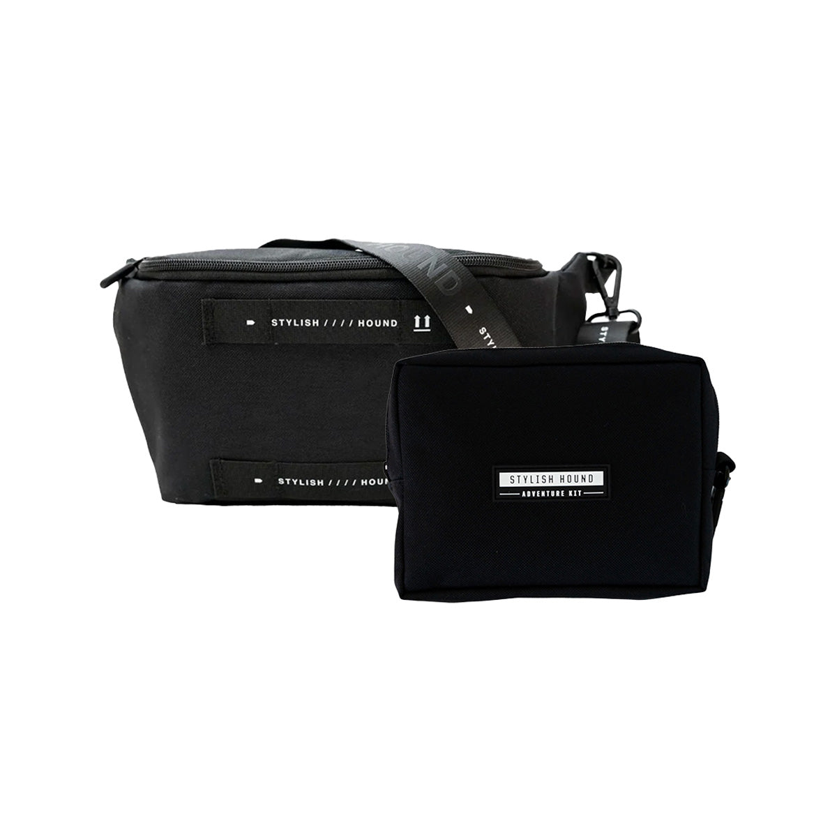 Black S.H Waist/Cross Body Bag + Express Pouch