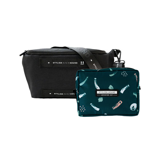 Black S.H Waist/Cross Body Bag + Express Pouch