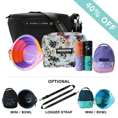 Black S.H Waist/Cross Body Bag + Express Pouch