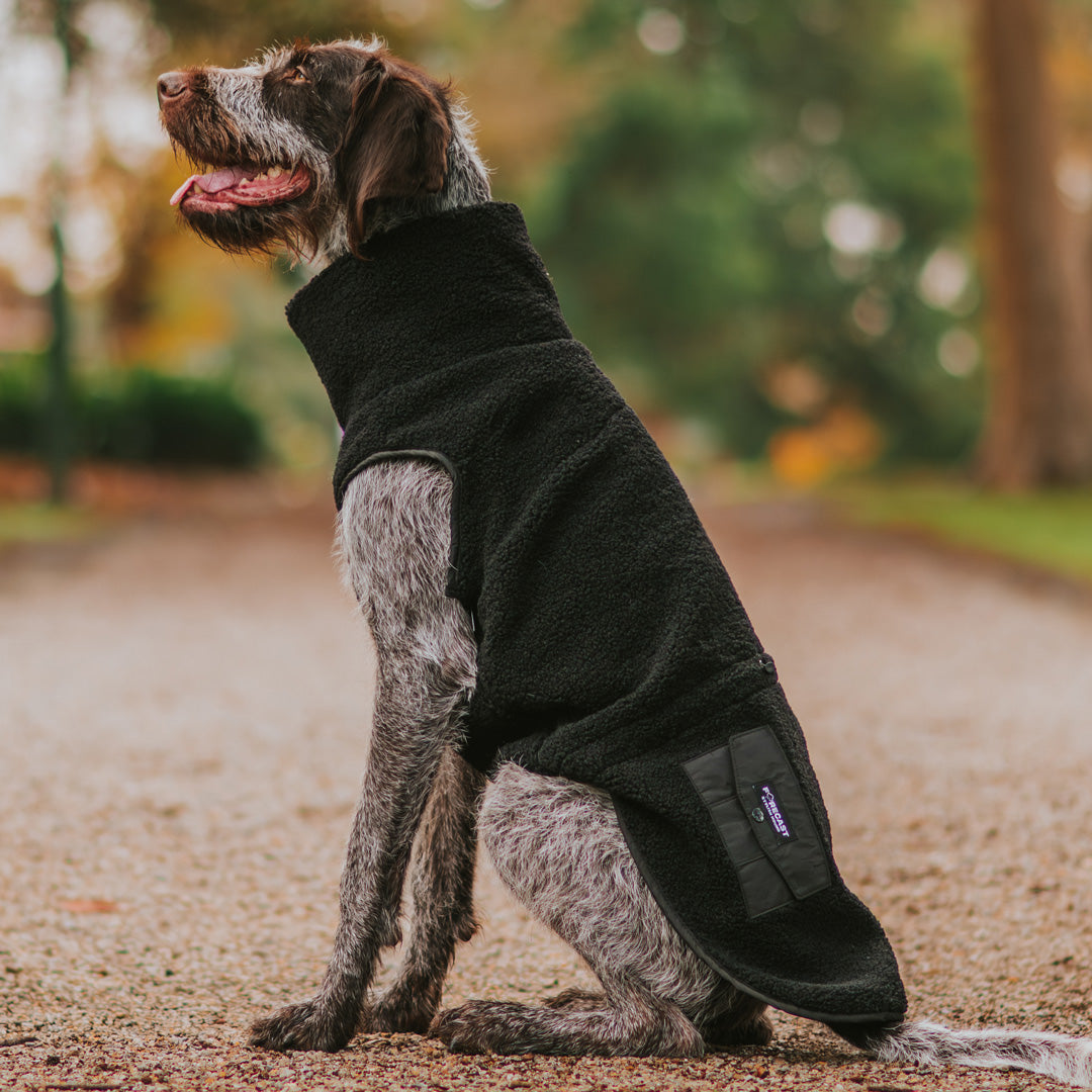 Black Fleece Vest (PRE-ORDER)