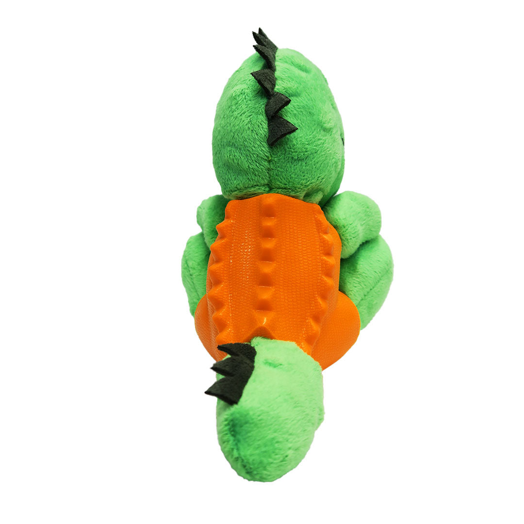 T-rex 2in1 Soft + Rubber Toy Treat Dispenser