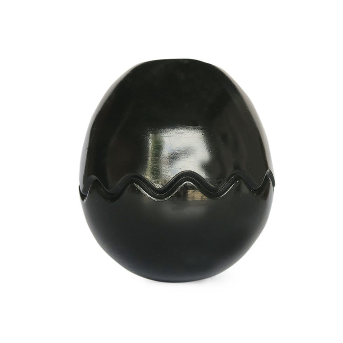 Black Egg Rubber Food Enrichment Toy