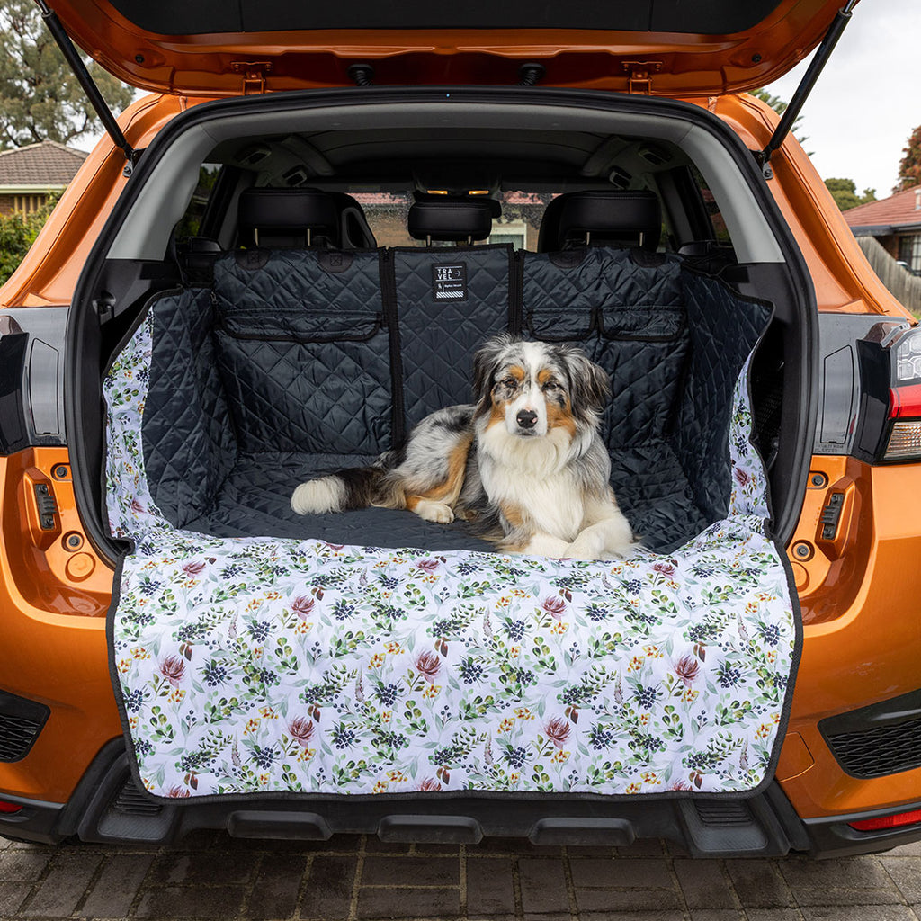 Evergreen Car Boot Cover with Drawstring Bag