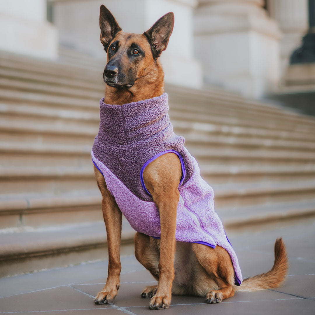 Lilac Fleece Vest