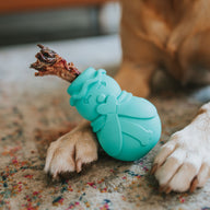 Mint Mrs Snowman Rubber Food Enrichment Toy