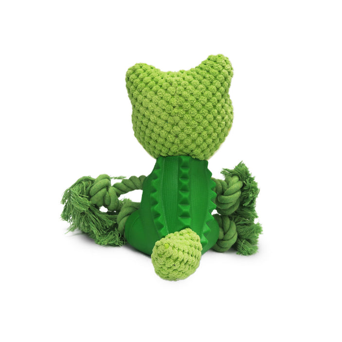 Frog 3-in-1 Soft + Rubber Toy Treat Dispenser