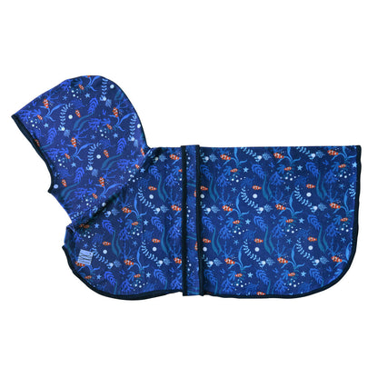 Ocean Blue Dog Robe - Ocean Blue