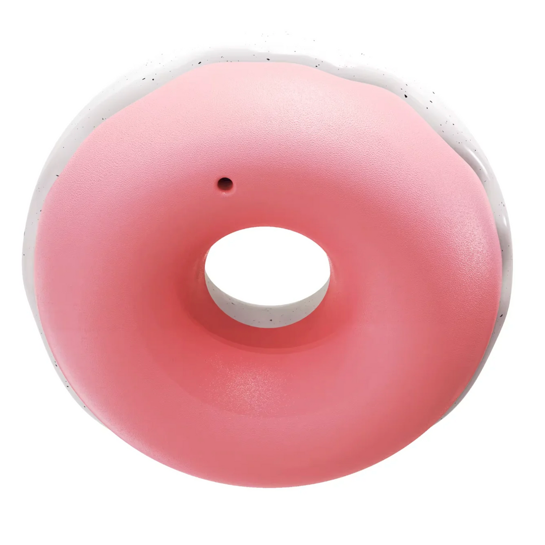 Strawberry Donut Squeaker Power Chew