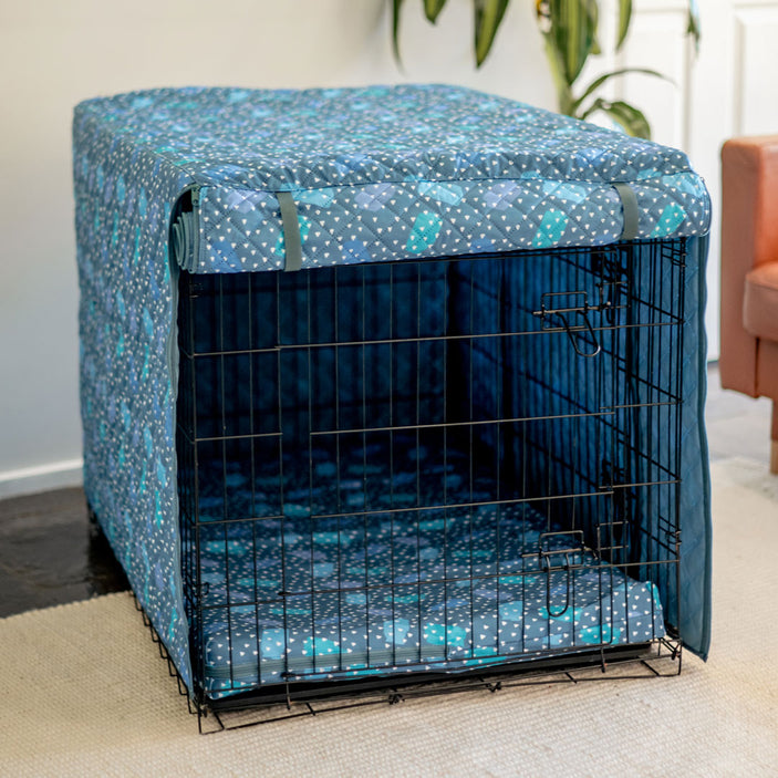 Geo Quilted Crate Cover